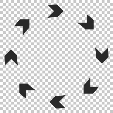 Dolaşım vektör simgesi