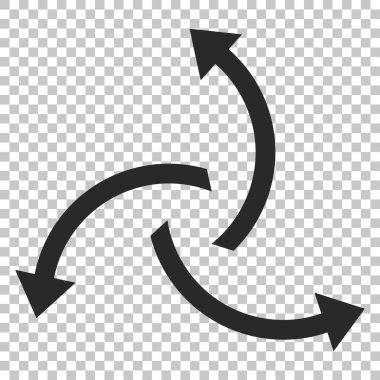 Santrifüj okları vektör simgesi