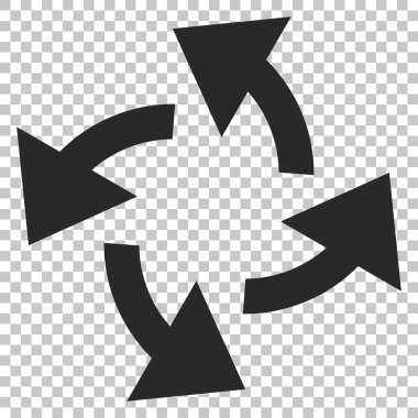 Santrifüj okları vektör simgesi