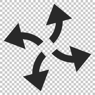 Santrifüj okları vektör simgesi