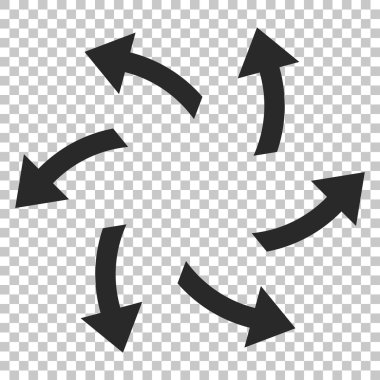 Santrifüj okları vektör simgesi