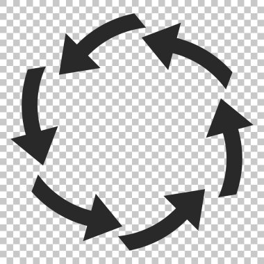 Dolaşım vektör simgesi