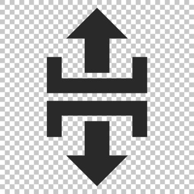 Düşey yönde vektör simge bölmek