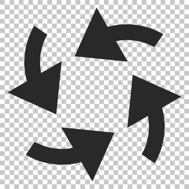 Siklon okları vektör simgesi