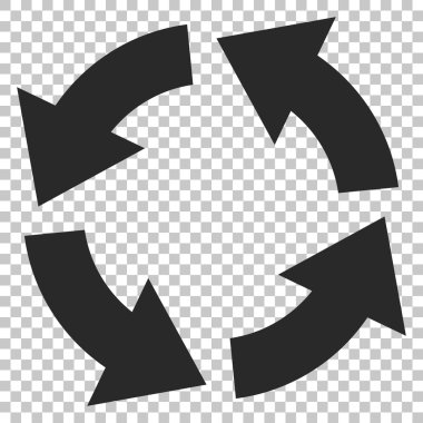 Dolaşım vektör simgesi