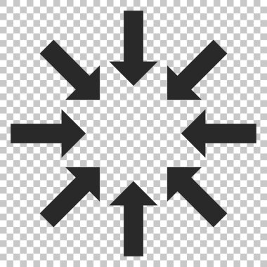 Daraltma okları vektör simgesi