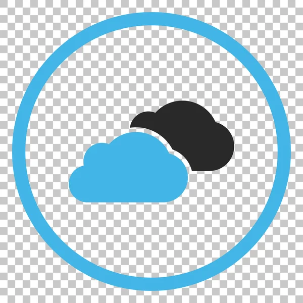 Wolken-Vektor-Symbol — Stockvektor