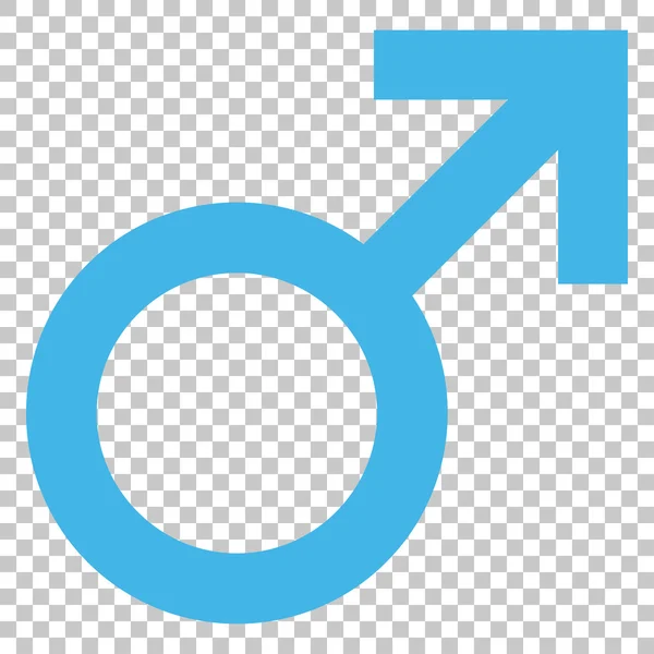 Male Symbol Vector Icon — Stock Vector