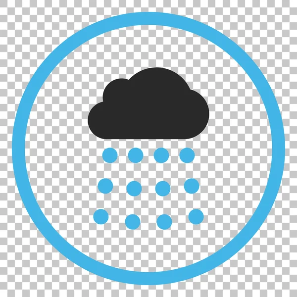 yağmur bulutu vektör simgesi