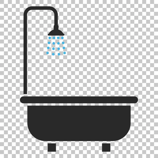 Icône vectorielle bain douche — Image vectorielle