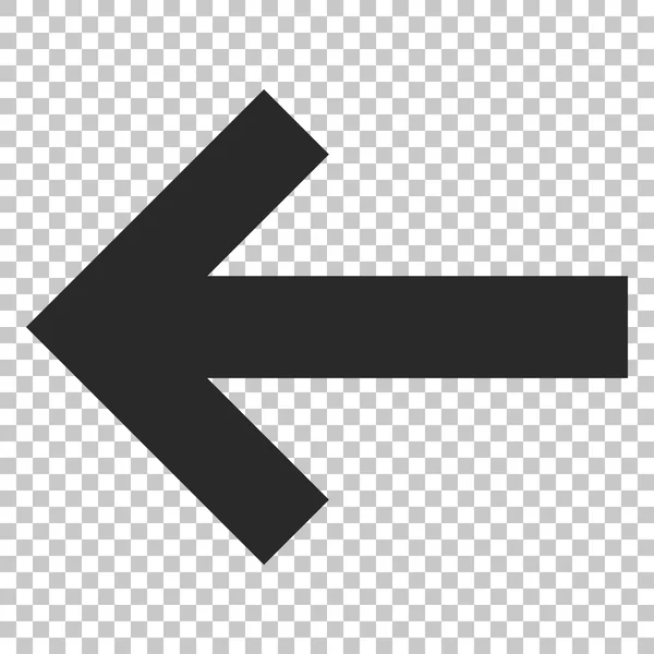Flecha izquierda Vector icono — Archivo Imágenes Vectoriales