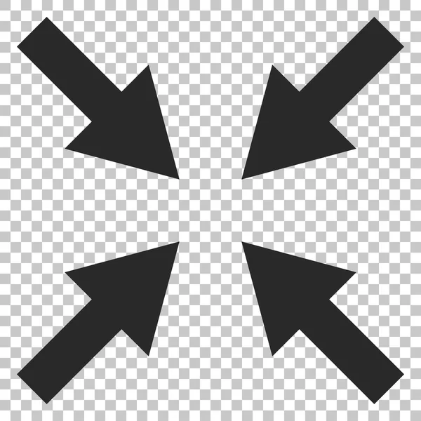 Pfeil-Vektor-Symbol komprimieren — Stockvektor