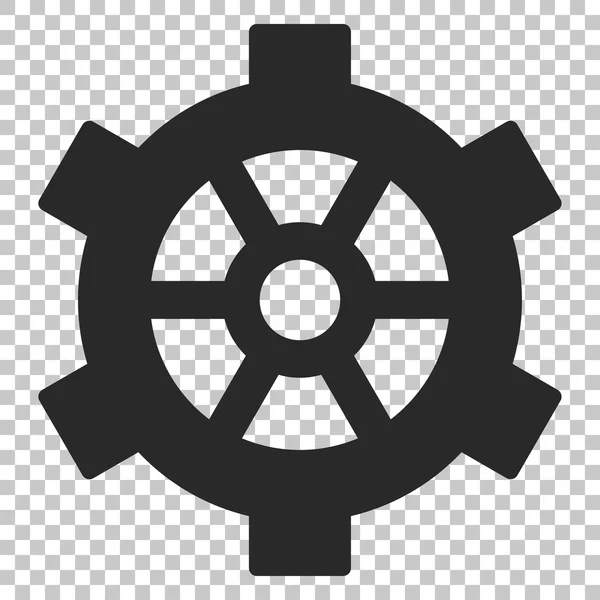 Icono de vector de engranaje — Vector de stock