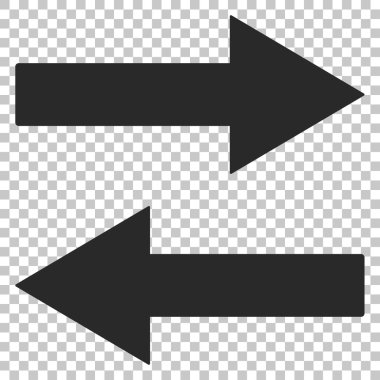 Yatay Çevir ok simge vektör