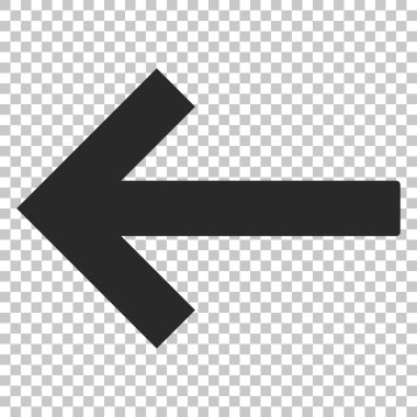 Sol Ok Vektör Simgesi