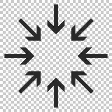 Basınç okları vektör simgesi