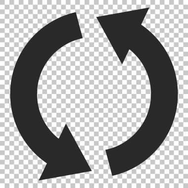 geri dönüşüm vektör simgesi