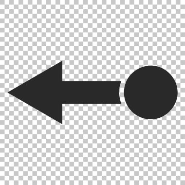 Sol vektör simge çekin