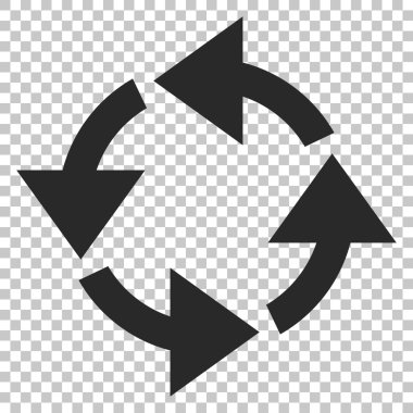geri dönüşüm vektör simgesi