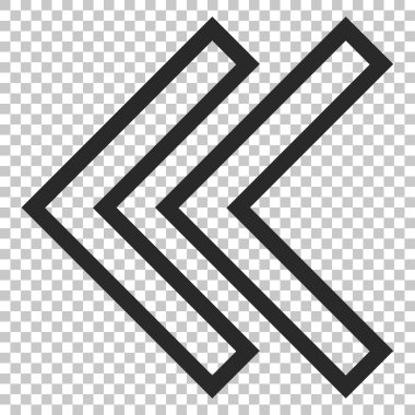 Shift Sol vektör simgesi