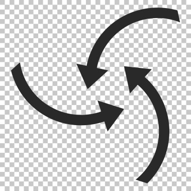 Oklar vektör simge girdap