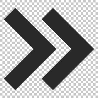 Üst karakter doğru vektör simgesi