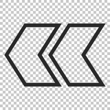 Shift Sol vektör simgesi