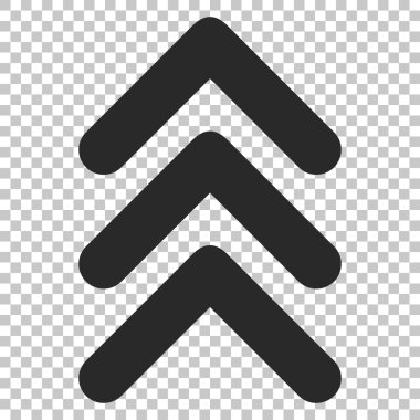 Vektör simge yukarı çift ok ucu