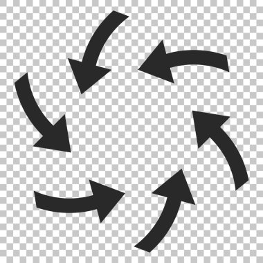 Oklar vektör simge girdap