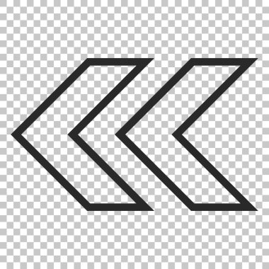 Shift Sol vektör simgesi