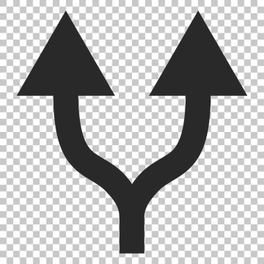 Vektör simge yukarı okları bölme