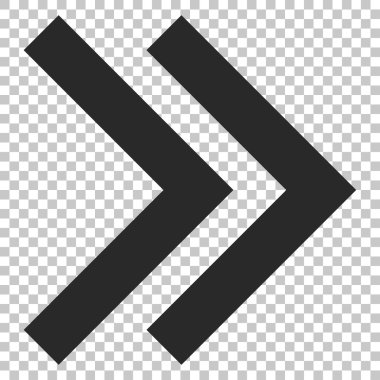 Üst karakter doğru vektör simgesi