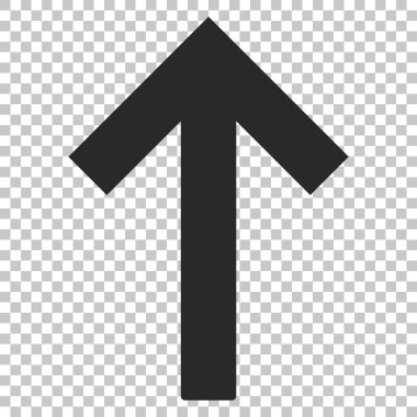 yukarı ok vektör simgesi