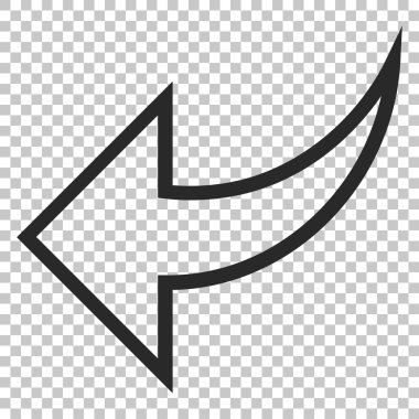 Vektör simgesi geri al