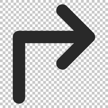 Doğru vektör simge açmak