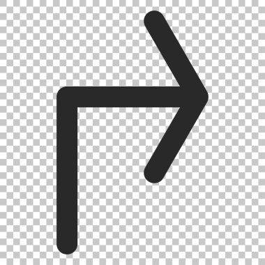 Doğru vektör simge açmak