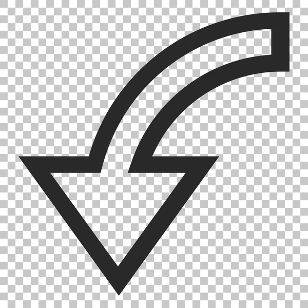 Elforgatási ikon bal vektor — Stock Vector
