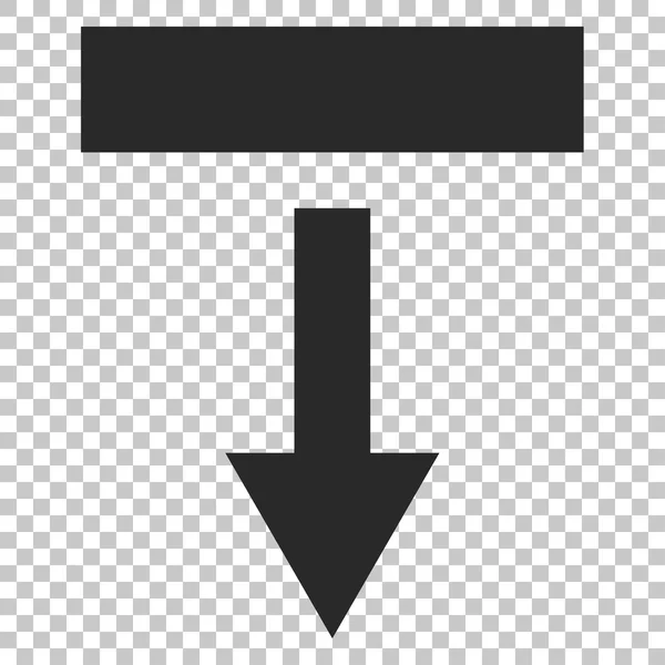 Tirez vers le bas icône vectorielle — Image vectorielle