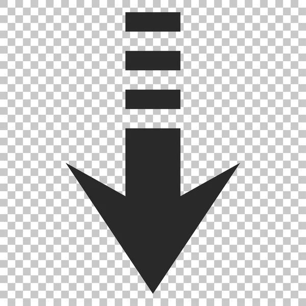 Poslat dolů vektorovou ikonu — Stockový vektor