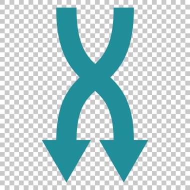 Vektör simgesi aşağı okları shuffle