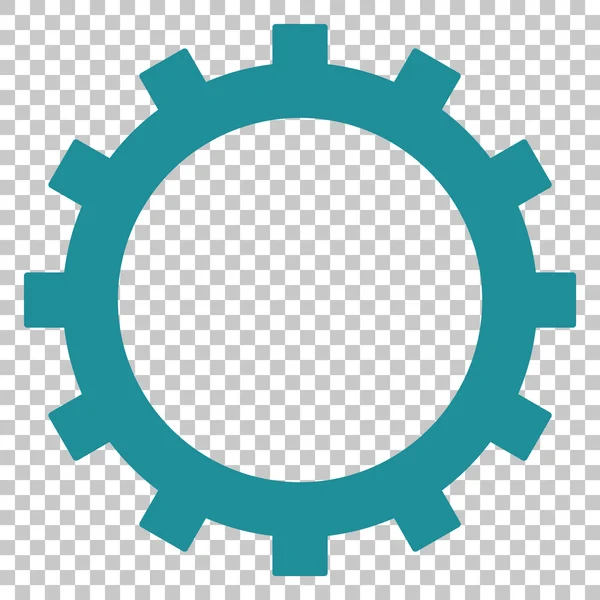 Icono de vector de engranaje — Vector de stock