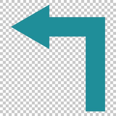 Sol vektör simge açmak