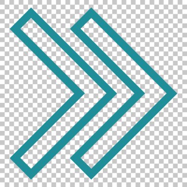 Üst karakter doğru vektör simgesi