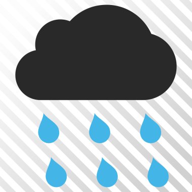 yağmur bulutu vektör simgesi