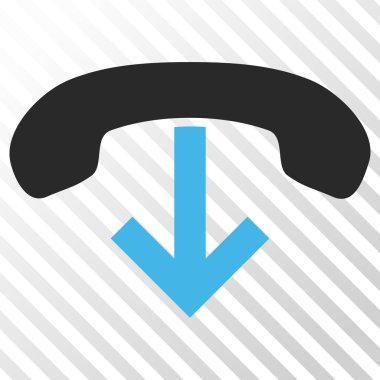 Vektör simge telefon asmak