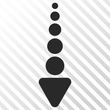 ok aşağı vektör simgesi