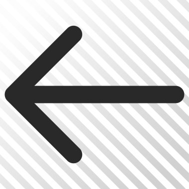 Ok sol vektör simgesi