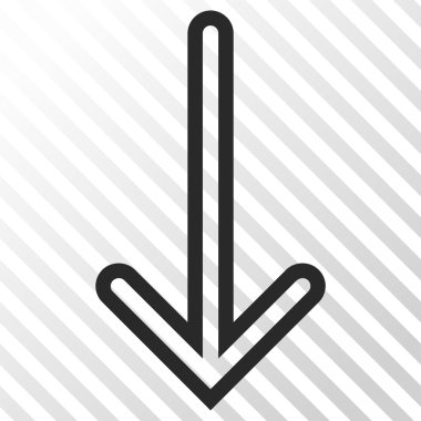 ok aşağı vektör simgesi