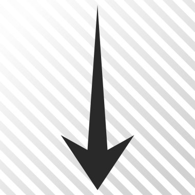 ok aşağı vektör simgesi