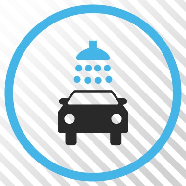 Araba duş vektör simgesi